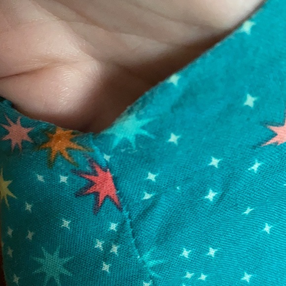 Heart of Haute Maxine Dress in Teal Magic Stars - Picture 4 of 5